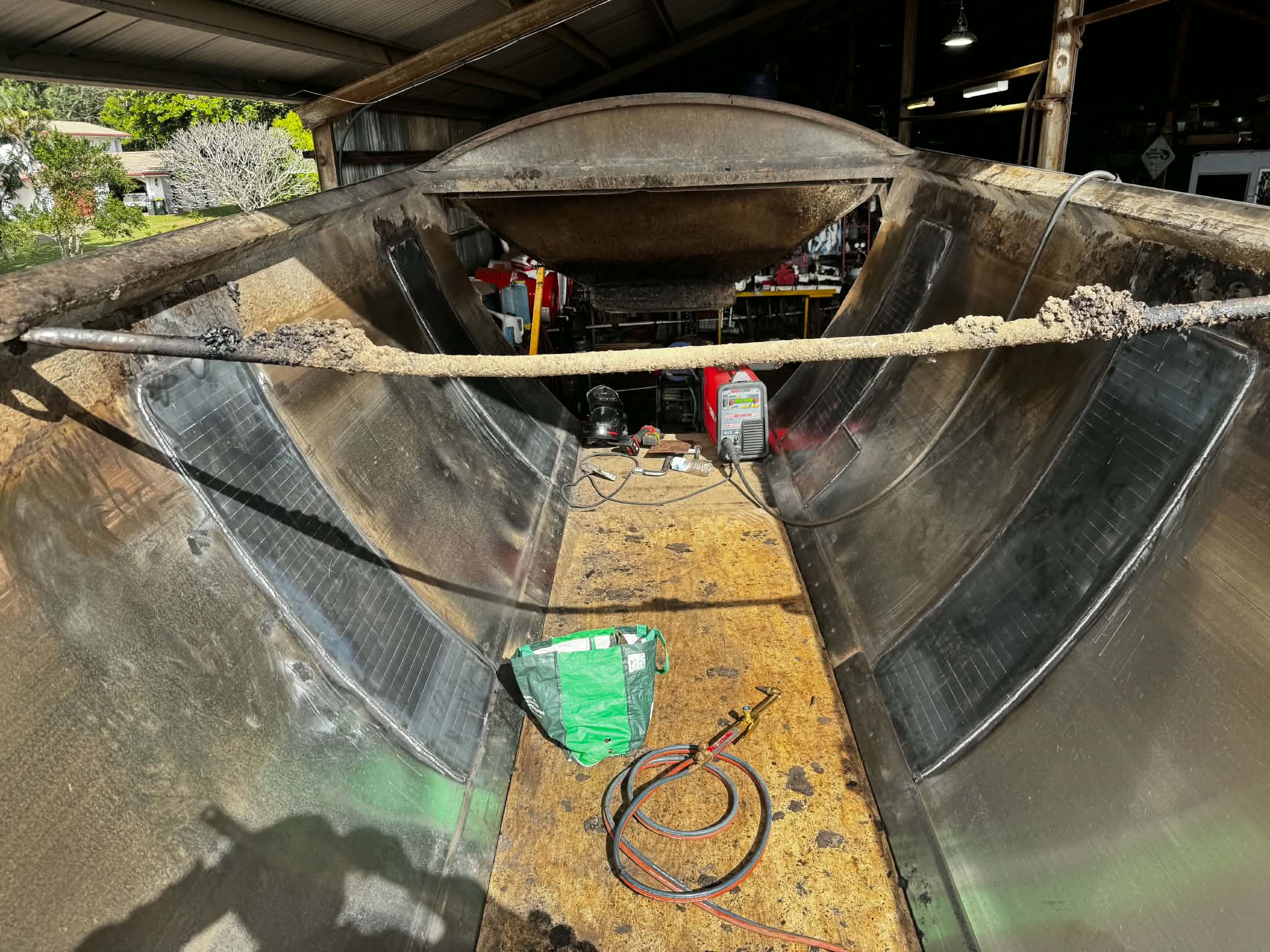 Hopper and dump body repair